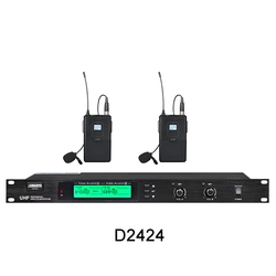 DSPPA D2424 - Двухканальная УВЧ беспроводная микрофонная система для конференций