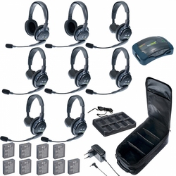 Eartec HUB 8-62 - Комплект на 8 абонентов с гарнитурами 6 Single 2 Double Headsets