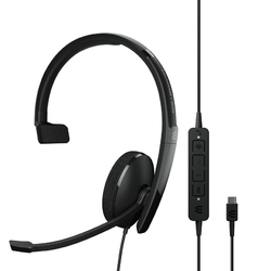 EPOS I Sennheiser ADAPT 130T USB-C II [1000903] - Проводная односторонняя гарнитура с USB-подключением, UC, Microsoft Teams