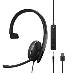 EPOS I Sennheiser ADAPT 135 USB-C II [1000918] - Накладная односторонняя гарнитура USB-C, разъем 3,5 мм