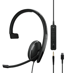 EPOS I Sennheiser ADAPT 135T USB-C II [1000904] - Проводная односторонняя гарнитура с разъемом USB-C 3,5 мм