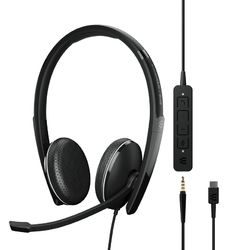 EPOS I Sennheiser ADAPT 165 USB-C II [1000920] - Накладная двусторонняя гарнитура USB-C, разъем 3,5 мм