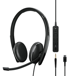 EPOS I Sennheiser ADAPT 165T USB-C II [1000906] - Проводная двусторонняя гарнитура с разъемом USB-C 3,5 мм