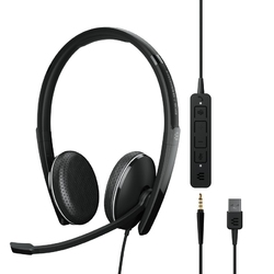 EPOS I Sennheiser ADAPT 165T USB II [1000902] - Проводная двусторонняя гарнитура с разъемом USB 3,5 мм