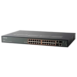 Ericsson-LG ES-2026P - Интеллектуальный коммутатор c PoE, 24 - 10/100 Base-TX, 2/2 - 10/100/1000 Base-T uplink Combo