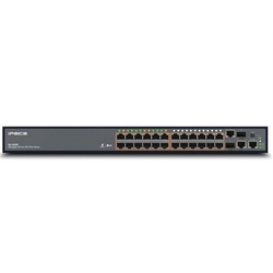 Ericsson-LG ES-3026P - Управляемый коммутатор c PoE, 24 - 10/100 Base-TX, 2/2 - 10/100/1000 Base-T uplink Combo