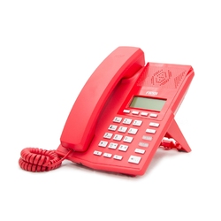 Fanvil X3P красный - IP-телефон c PoE, 2 SIP линии, 2 LAN порта