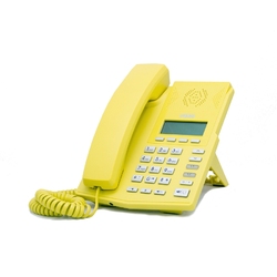 Fanvil X3P желтый - IP-телефон c PoE, 2 линии SIP, 2 порта LAN, PoE