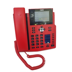Fanvil X5U-R - Красный IP-телефон, 16 линий SIP, HD Audio, PoE, 2 порта 10/100, USB