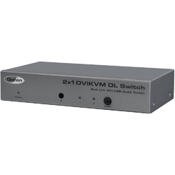 Gefen EXT-DVIKVM-241DL - Коммутатор 2х1 сигналов интерфейсов DVI-D Dual Link, USB и аудио