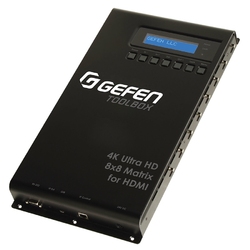 Gefen GTB-HD4K2K-848-BLK - Матричный коммутатор 8x8 сигналов HDMI 4K Ultra HD, 3D, цвет черный