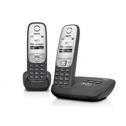 Gigaset A415A Duo - Беспроводной телефон, безупречное качество звука с возможностью выбора звуковых профилей