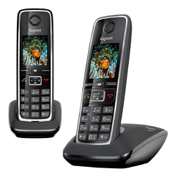 Gigaset C530 Duo - Беспроводной телефон, большой цветной TFT-дисплей диагональю 1,8 дюйма