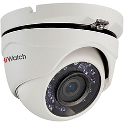 HiWatch DS-T203 (2.8 mm) - 2Мп уличная купольная HD-TVI камера с ИК-подсветкой до 20м