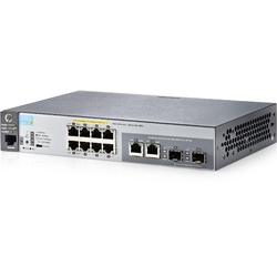 HP 2530-8-PoE+ Switch / Aruba 2530-8 (J9780A) - Управляемый коммутатор 2-го уровня с 8 портами 10/100 PoE+ и 2 портами двойного назначения