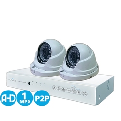 IVUE D5004 AHC-D2 - Комплект видеонаблюдения 1MPX AHD Офис 4+2