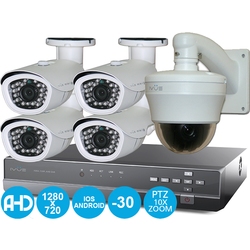 IVUE D5008 PTZ-B4 - Комплект видеонаблюдения AHD Зрячий Глаз 8+4+1