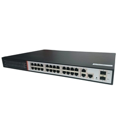 Ivue IVUE-PS28-2F24C - 24-портовый умный PoE свитч