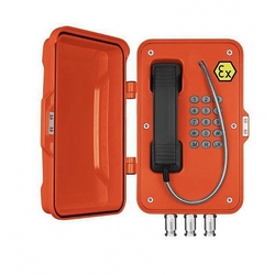 J&R JREX101-FK-SIP - Всепогодный  взрывозащищенный промышленный SIP-телефон с защитной крышкой