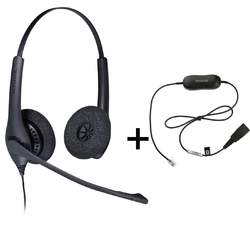 Jabra BIZ 1500 Duo QD/GN1200 [88001-99] - Телефонная гарнитура в комплекте с переходником Jabra GN1200