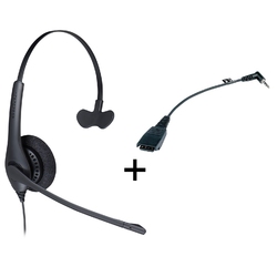 Jabra BIZ 1500 Mono QD/8800-00-46 - Телефонная гарнитура в комплекте с переходником Jabra 8800-00-46