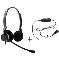 Jabra BIZ 2300 Duo QD/GN1200 [88001-99] - Телефонная гарнитура в комплекте с переходником Jabra GN1200