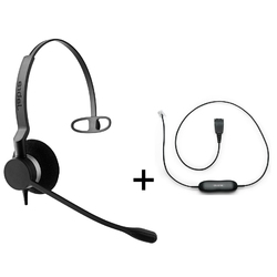 Jabra BIZ 2300 Mono QD/GN1216 [88001-03] - Телефонная гарнитура в комплекте с переходником Jabra GN1216