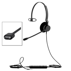 Jabra BIZ 2300 Mono USB-C MS [2393-823-189] - Проводная гарнитура