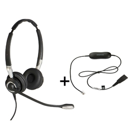 Jabra BIZ 2400 II Duo QD/GN1200 [88001-99] - Телефонная гарнитура в комплекте с переходником Jabra GN1200