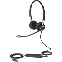 Jabra BIZ 2400 II Duo USB MS [2499-823-309] - Проводная гарнитура, USB разъем, шумоподавление 