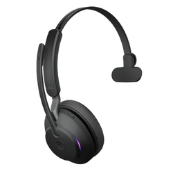 Jabra Evolve2 65, Link380a MS Mono Black [26599-899-999] - Беспроводная моно гарнитура, MS, USB-A