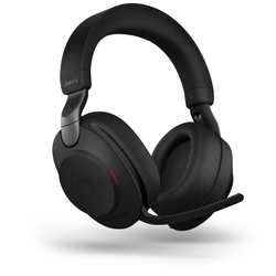 Jabra Evolve2 85, Link380a Stereo Black [28599-999-999] - Беспроводная стерео гарнитура, MS, USB-A