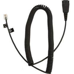 Jabra QD cord, coiled, mod plug [8800-01-06] - Кабель QD на RJ10