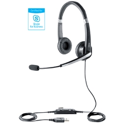 Jabra UC VOICE 550 MS Duo [5599-823-109] - Проводная гарнитура, шумоподавление, plug and play