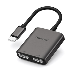 Lemorele USB C to Dual HDMI Adapter - Коммутатор 