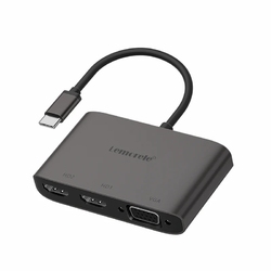 Lemorele USB C to Dual HDMI Adapter 4 in 1 - HDMI адаптер