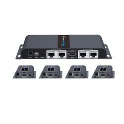 Lenkeng LKV714Pro - Разветвитель-удлинитель 1*4 HDMI, ИК, CAT6, до 40 метров