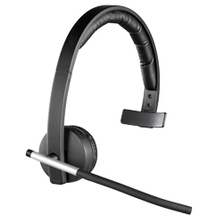 Logitech Wireless Headset H820e [981-000512] - Беспроводная бизнес-гарнитура, mono