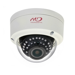 Microdigital MDC-AH8290TDN-24H - Купольная AHD камера, 2.0 Мegapixel, Объектив АРД 2.8~12.0мм