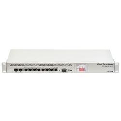 Mikrotik CCR1009-8G-1S-1S+ - 9-ядерный маршрутизатор, 1 SFP, 1 SFP+, 2Гб RAM, SODIMM DDR3, цветной сенсорный LCD-экран