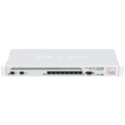 Mikrotik CCR1036-8G-2S+ - Маршрутизатор ядра сети с 2-мя оптическими SFP+ портами, работающими на скорости 10 гигабит, 8 сетевыми портами 10/100/1000 Мбит, 36-ядерным процессором TILE-Gx8036 1.2ГГц с памятью 4Гб