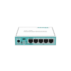 Mikrotik hEX - Маршрутизатор с 5 портами 10/100/1000М, POE, процессор Qualcomm-Atheros QCA9556-AR4A, PoE