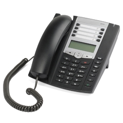 Mitel 6731 - SIP-телефон, до 6 линий, PoE, XML, 2 Ethernet 10/100 порта