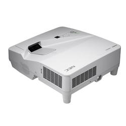 NEC UM301X - Проектор 3хLCD, 3000 ANSI Lm, XGA, ультра-короткофокусный 0.36:1, 6000:1, HDMI IN x2, USB(A)х2, RJ45, RS232, 20W mono, 5.5 кг, настенный крепёж NP04WK