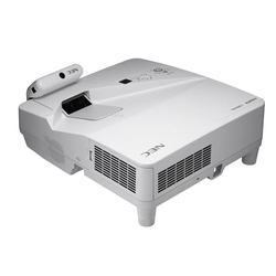 NEC UM351Wi - Проектор интерактивный, 3хLCD, 3500 ANSI Lm, WXGA, ультра-короткофокусный 0.36:1, 4000:1, HDMI IN x2, USB(A)х2, RJ45, RS232, 20W mono, 5.5 кг, настенный крепёж NP04WK