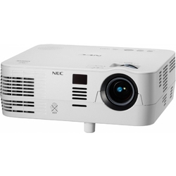 NEC VE281X - Проектор Full 3D, DLP, 2800 ANSI lumen, XGA, 3000:1, лампа 6000 ч.(Eco mode), HDMI x1, VGA