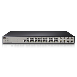 Netis PE6328 - Коммутатор 24FE +4 комбинированных порта Ethernet, 1 Гбит/с SNMP PoE/802.3af
