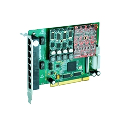 OpenVox A810P - аналоговая плата на 8 портов, слот PCI, 4-х портовые модули
