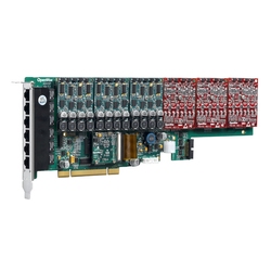 OpenVox AE2410P - аналоговая плата на 24 порта, с модулем эхоподавления, слот PCI