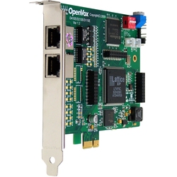 OpenVox D210E - Цифровая OpenVox карта D210E (2 потока T1/E1 или J1), слот PCI-Express 